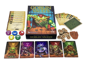 Goblin Vaults Board Game | Outwit & Outbid to Fill Your Vaults with Loot | Trick-Taking Bidding Set Collection Strategy Family Card Game | 30-45min