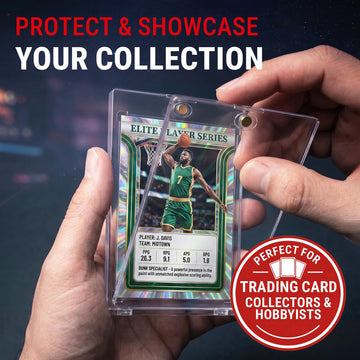Ultra Pro One Touch 35pt Magnetic Card Holder - Hard Plastic Card Protector Case with UV Blocking - Clear Display for Standard Size 2.5" x 3.5"