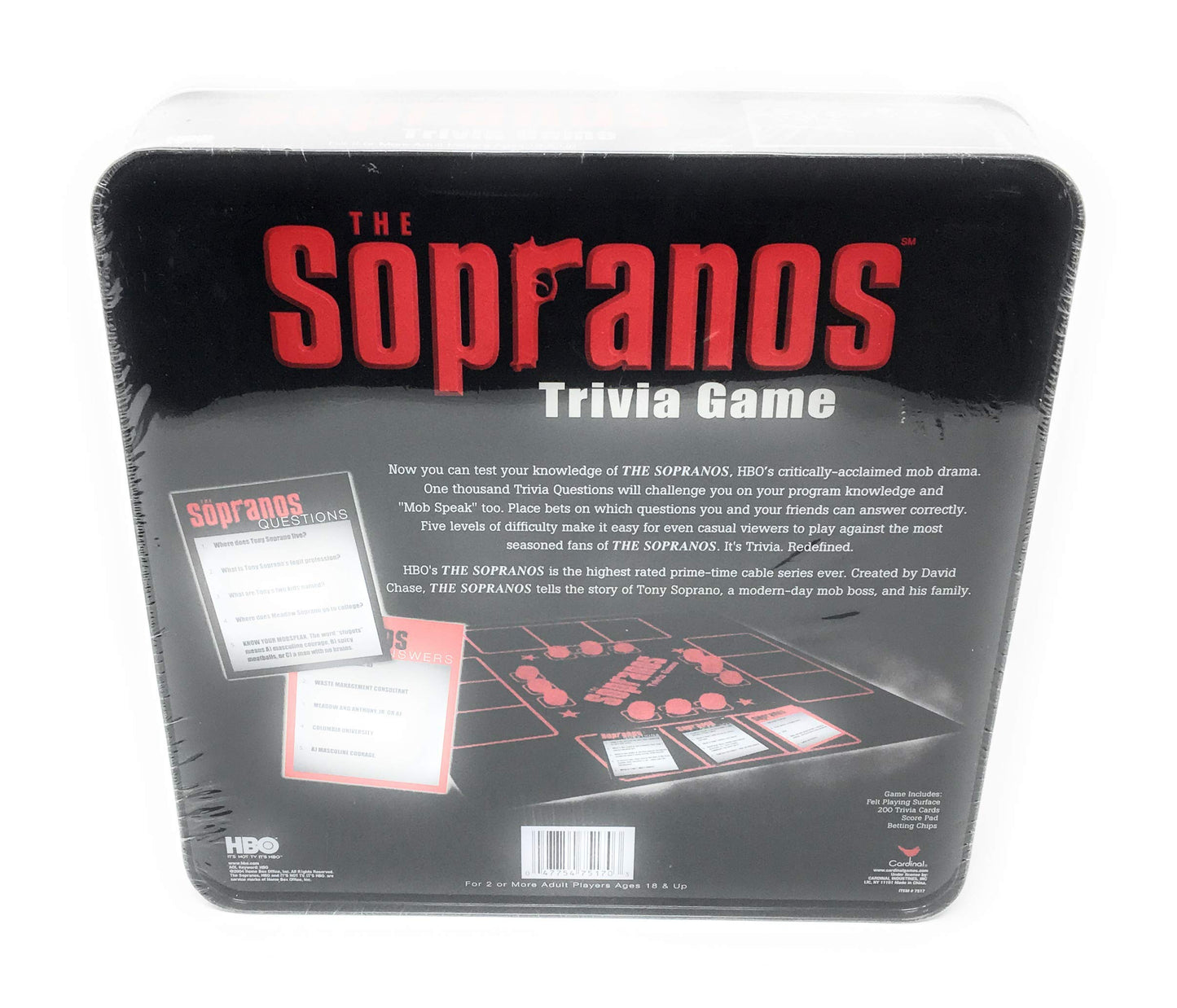 Cardinal The Sopranos Trivia Game