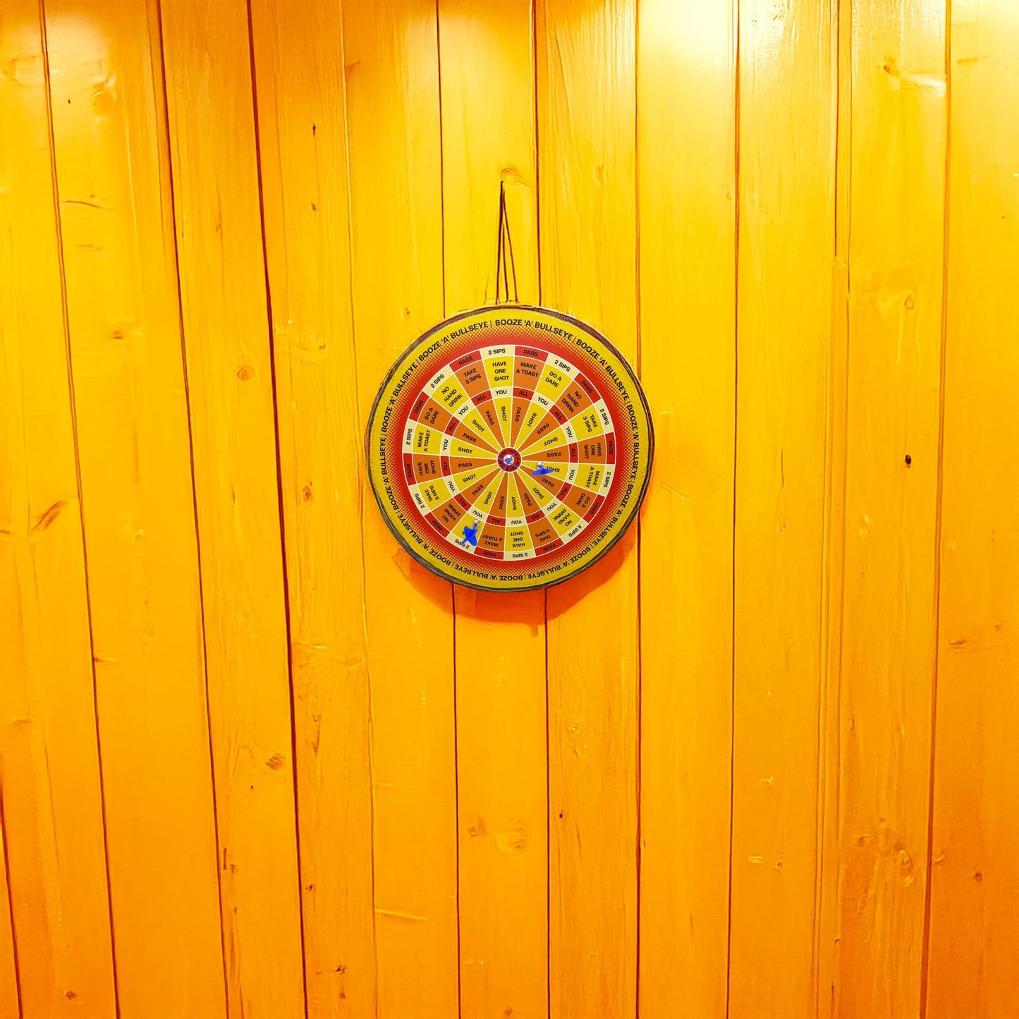 Island Dogs Booze ‘A’ Bullseye 16 inch Magnetic Darts Drinking Game | Fun & Unique Party Game | Perfect for Bars, Tailgates, Drunk Elephant and House