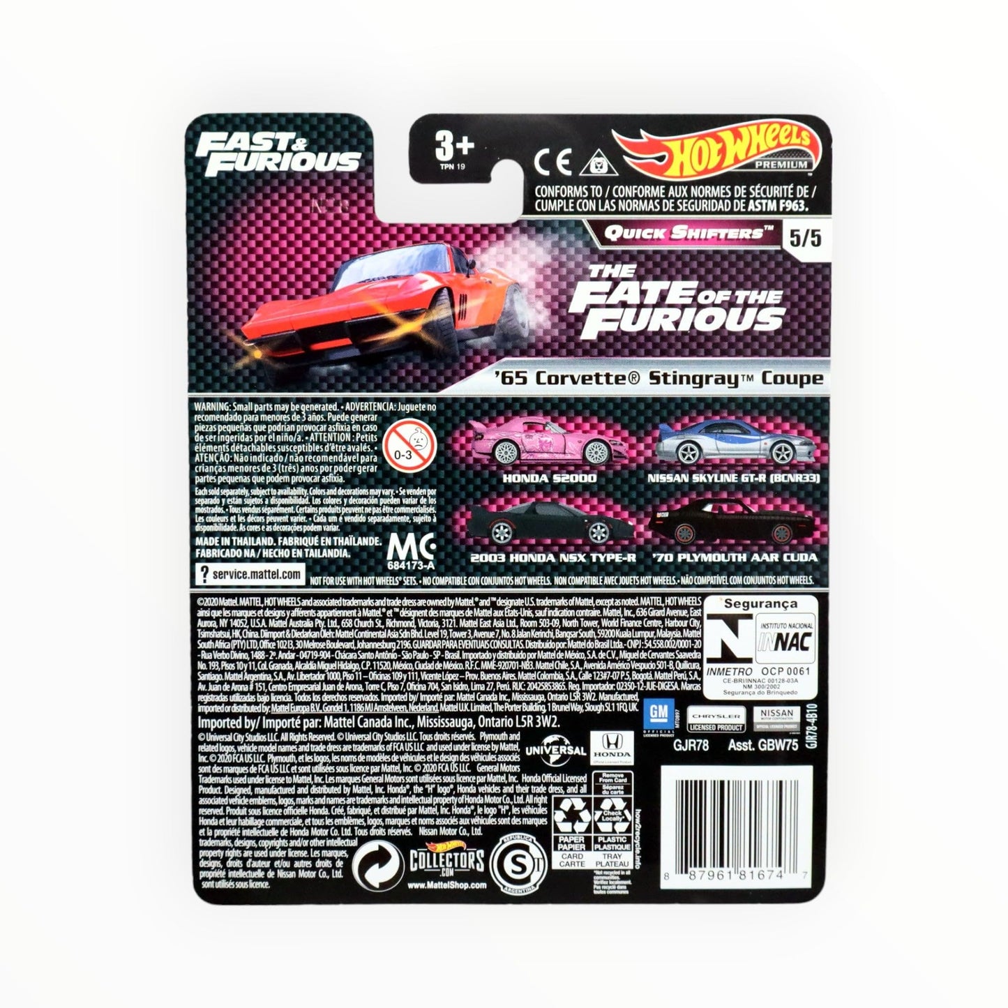 Hot Wheels '65 Corvette Stingray Coupe