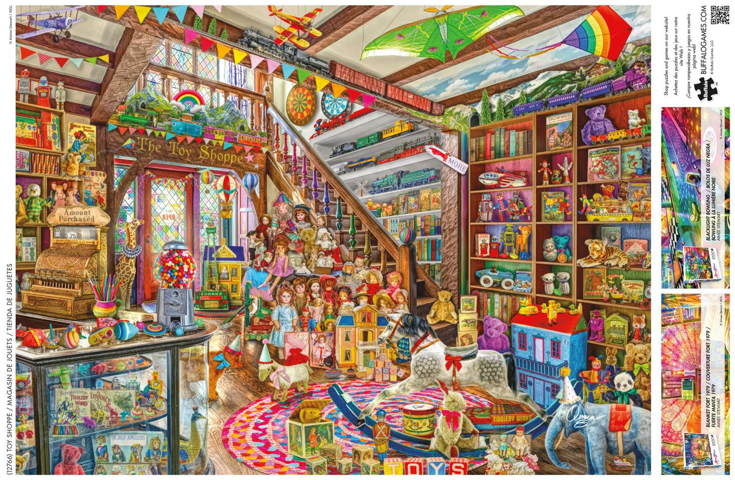 Buffalo Games - Aimee Stewart Toy Shoppe - 1000 Piece Puzzle for Adults