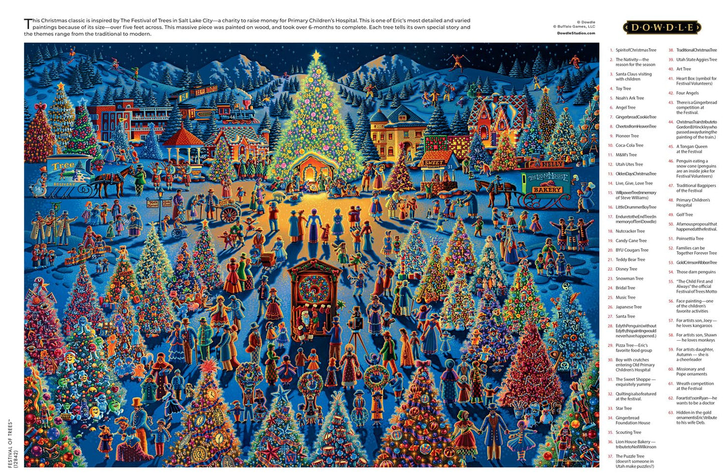 Buffalo Games - Eric Dowdle Festival of Trees - 1000 Piece Jigsaw Puzzle