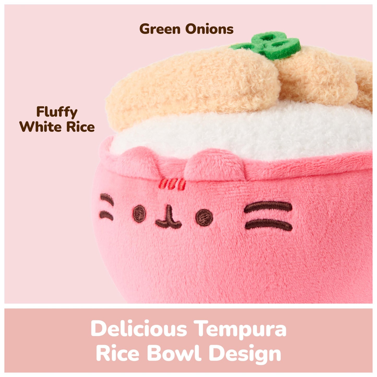 GUND Pusheen Bento Katsu Rice Bowl 6-Inch Plush Toy for Ages 8+