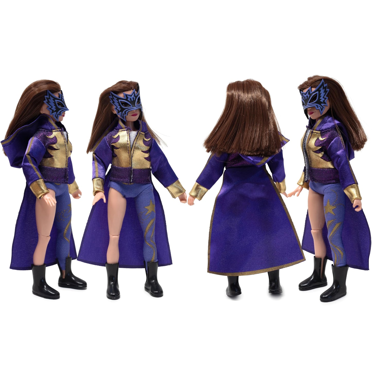 Boss Fight Studio Lady Maravilla, I Am Brilliance Doll, Lucha Libre Collectible Action Figure - Highly Articulated Soft Goods Figurine with