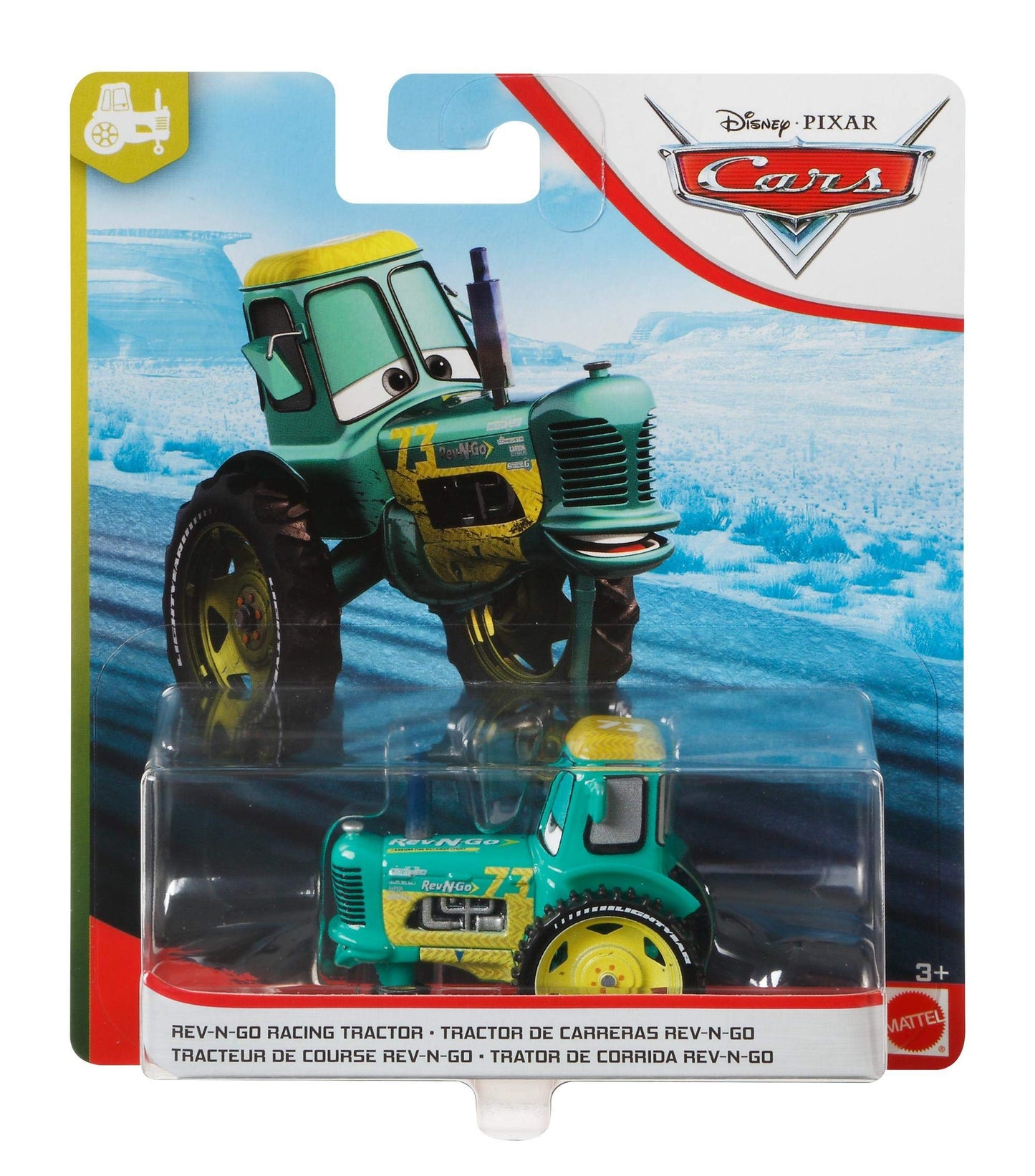 Disney Cars Toys Rev-N-Go Racing Tractor