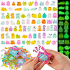 50 Pcs Glow in The Dark Mini Resin Animals Blind Bags