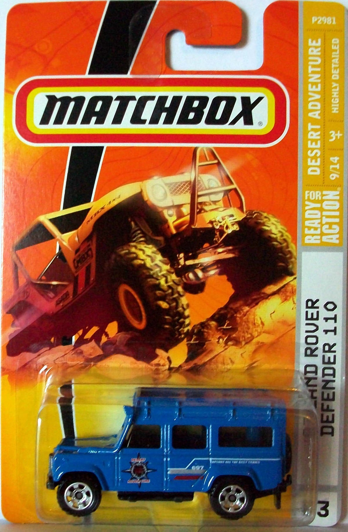 Matchbox 2009 #83 '97 Land Rover Defender 110