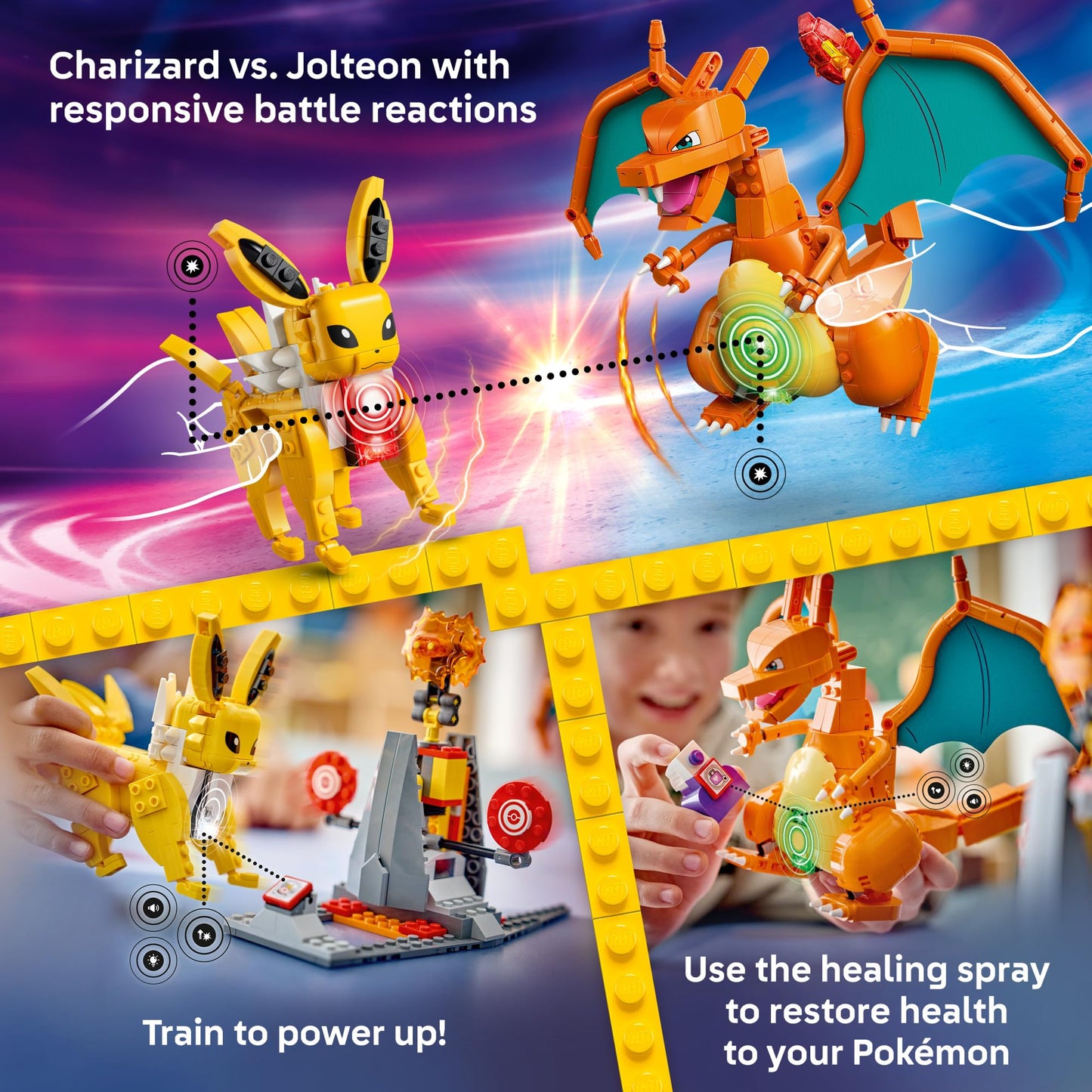 LEGO Pokémon SMART Play: Charizard vs. Jolteon Ultimate Battle 72167