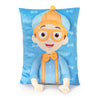 Jay Franco Snuggle Pillow - 15 Inch Kids Ultra-Soft Stuffed Plushie & Cozy Throw Pillow, Official Licensed Character Cushion, Blue - Blippi