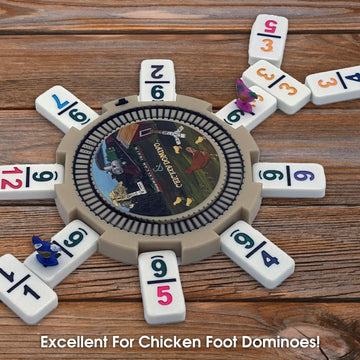 CHH Chicken Markers for Chicken Dominoes - Assorted Colors - Fun and Quality Game Accessories - 10 Pieces