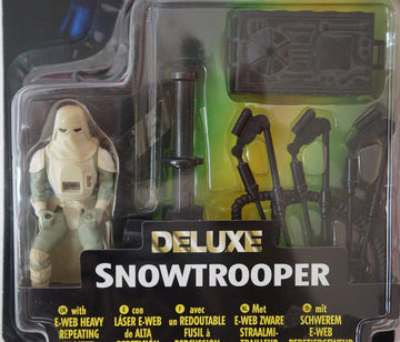 Star Wars Deluxe Snowtrooper with E-Web Heavy Repeating Blaster Action Figure