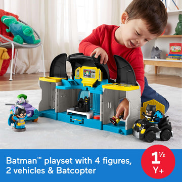 Fisher-Price Little People DC Super Friends Deluxe Batcave Playset