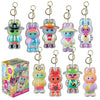 ORB Cuties Keychain Charms Assorted Blind Box Series 2-1 Individual Bubble Keychain Toy - Collectible Themed Animal Figure Charms for Backpacks, Keys