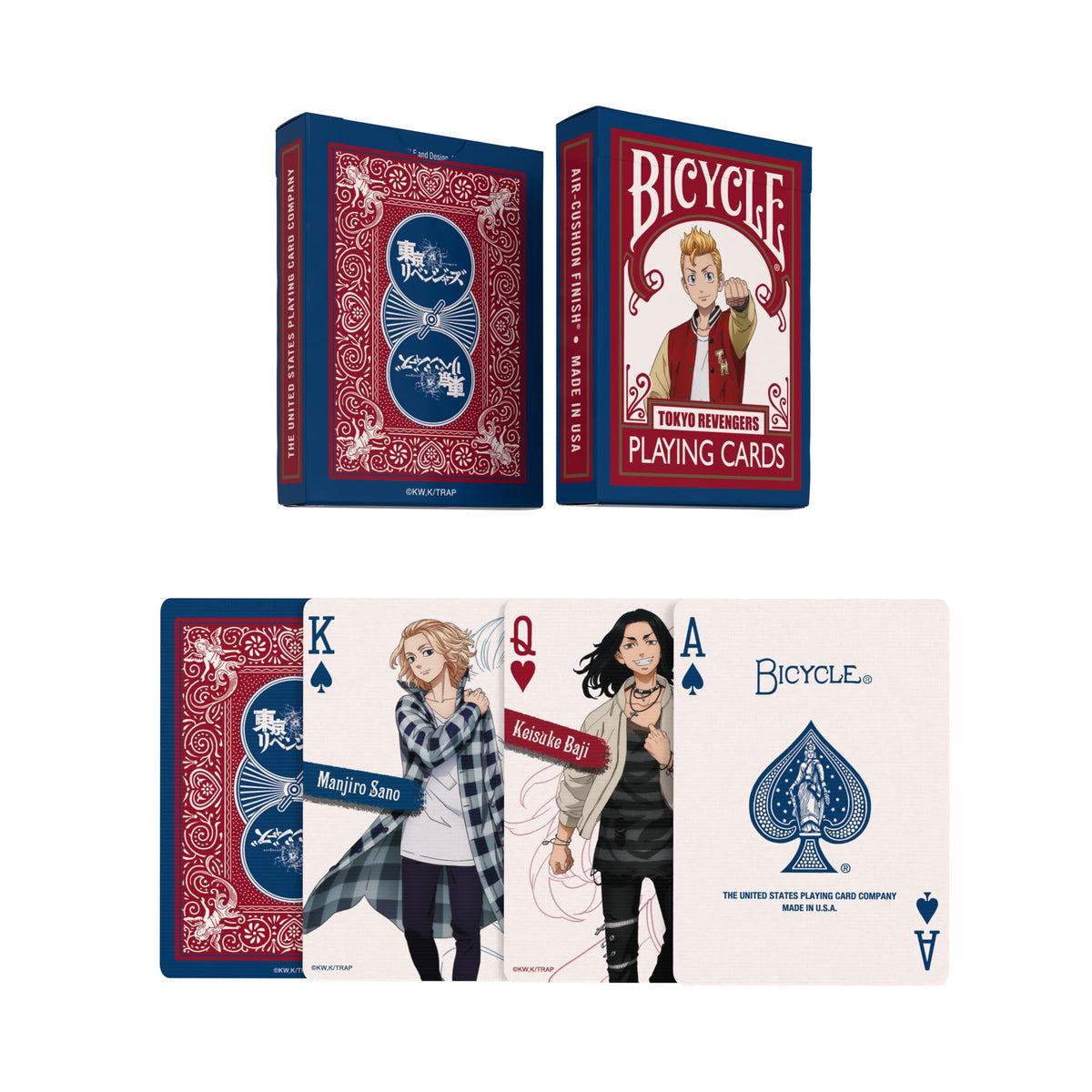 Bicycle Tokyo Revengers Anime Playing Cards, 1 Deck
