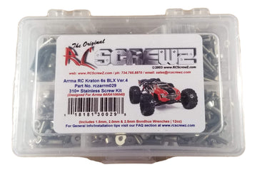 RCScrewZ Stainless Steel Screw Kit ara029 Compatible with Arrma RC Kraton 6s BLX Ver.4 (#106040)