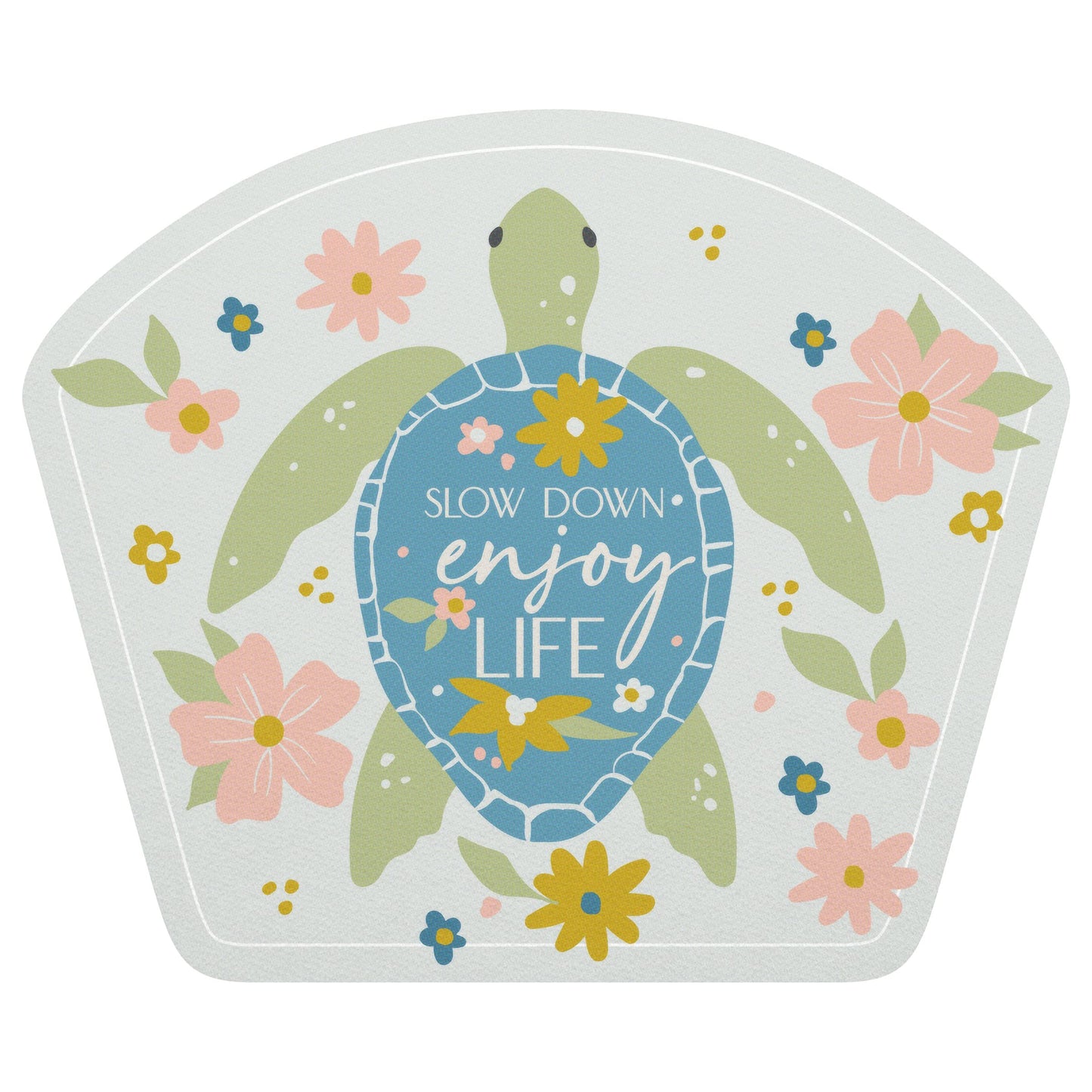 Karma Gifts, Stickers, Pack of 12, 3 inch, Turtle
