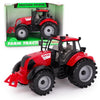 Toyland? Friction Powered Farm Tractor with Opening Bonnet - Available in Pink, Blue, Red & Green (RED)