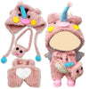 17cm Clothes Set(NO Doll),Hat & Overalls Set for 17cm Accessories Suit,Stylish Adorable Dolls Clothes Accessories,Cute Clothes for Dress up Unique