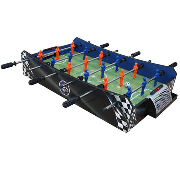 KICK Convoy 40" 4-in-1 Mini Tabletop Multi Game Table - Foosball, American Football, Push-Hockey and Ping Pong