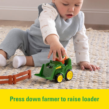 TOMY The Cows are Out! Farm Animal Playset - Preschool Farm Set with Tractors, Cows, Farmers & Fences - 14 Pieces - Ages 18 Months+