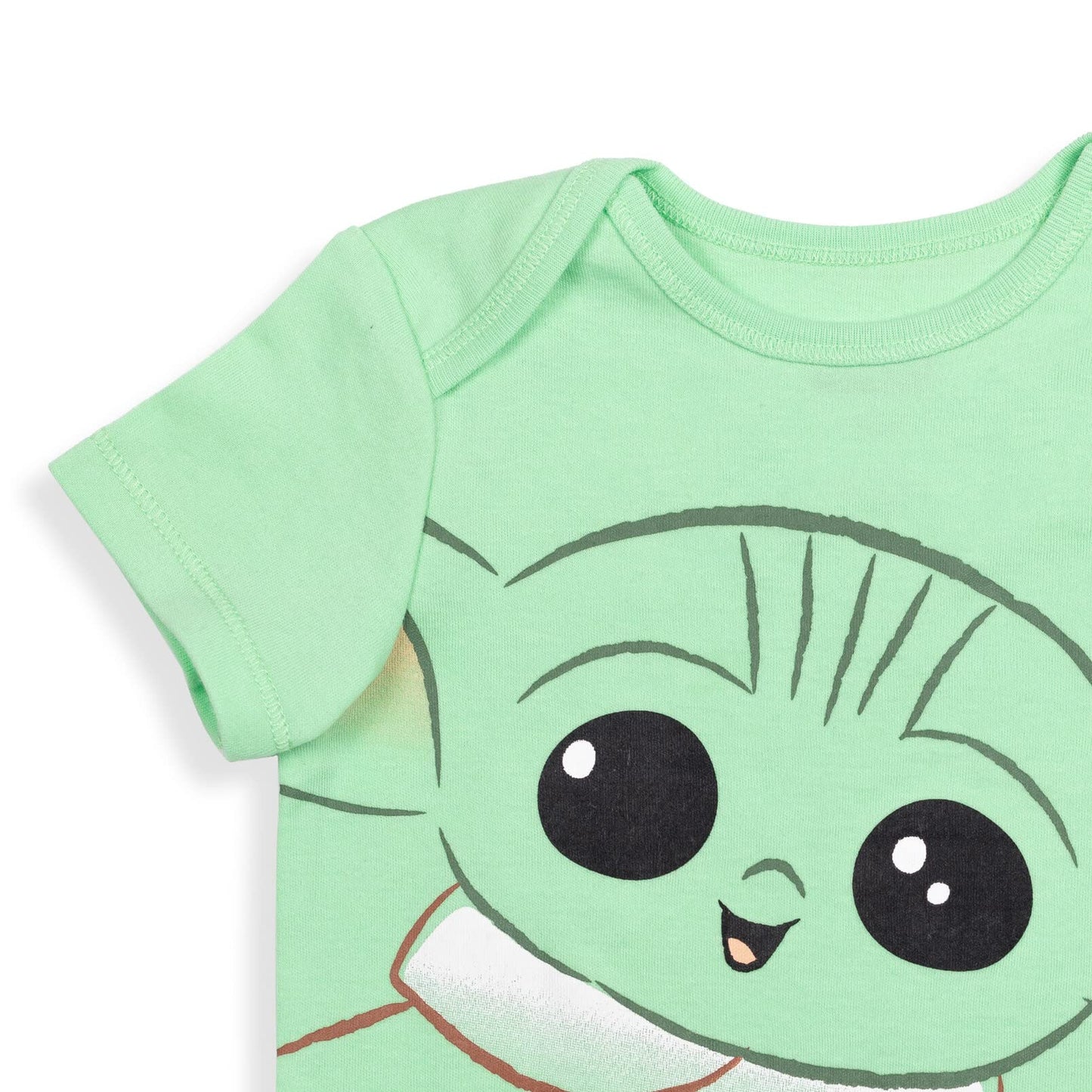 STAR WARS The Mandalorian Baby Boy or Girl Costume Creeper and Beanie Outfit Grogu Mint Green 12 Months