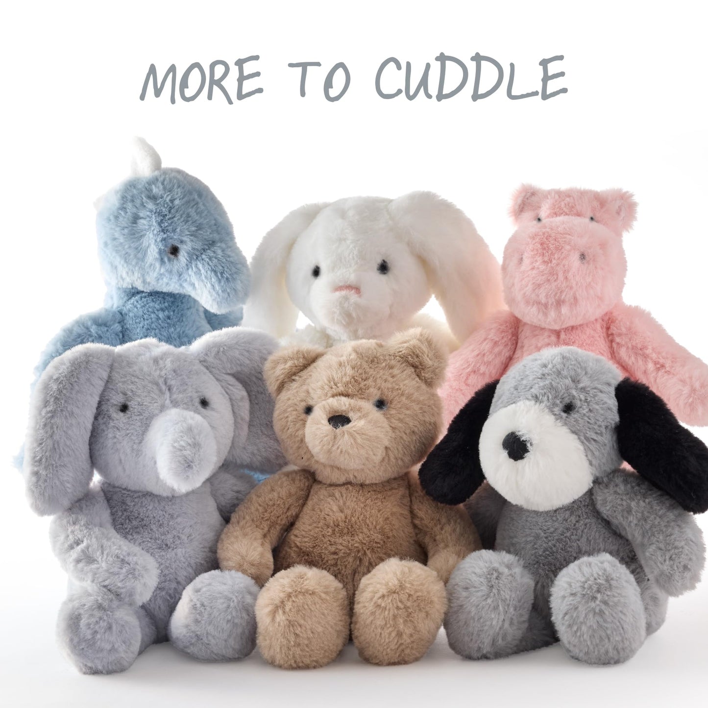 Butterblu Snuggle Buddy - Stuffed Animal Soft Plushie 10 inches Plush Toy Sustainable Gift for Newborn Infant and Baby, Teddy The Bear, One Size