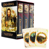 AQUARIUS Lord of the Rings Playing Cards 25th Anniversary Edition Set - 3 Premium Themed Novelty Decks with Unique Movie Designs - Collectible