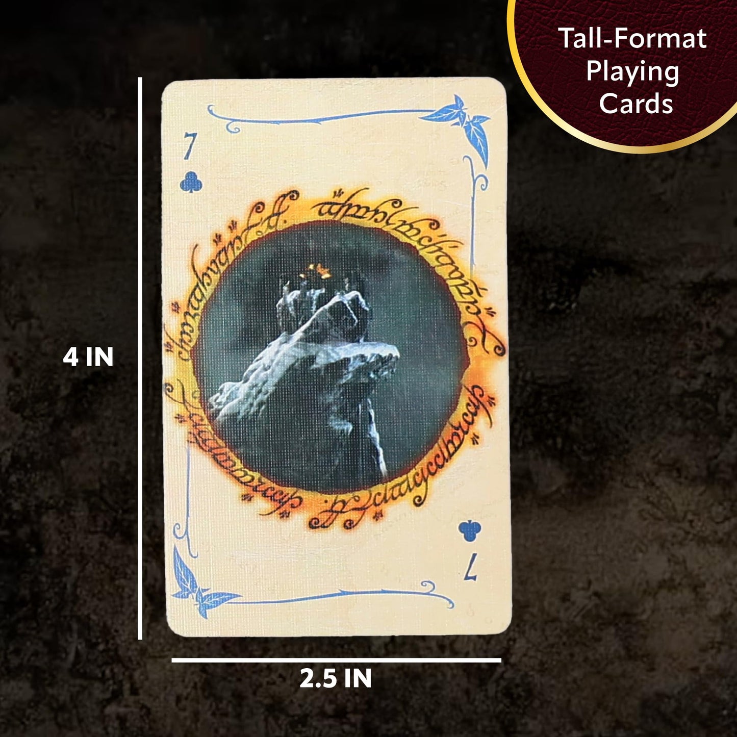 AQUARIUS Lord of the Rings Playing Cards 25th Anniversary Edition Set - 3 Premium Themed Novelty Decks with Unique Movie Designs - Collectible