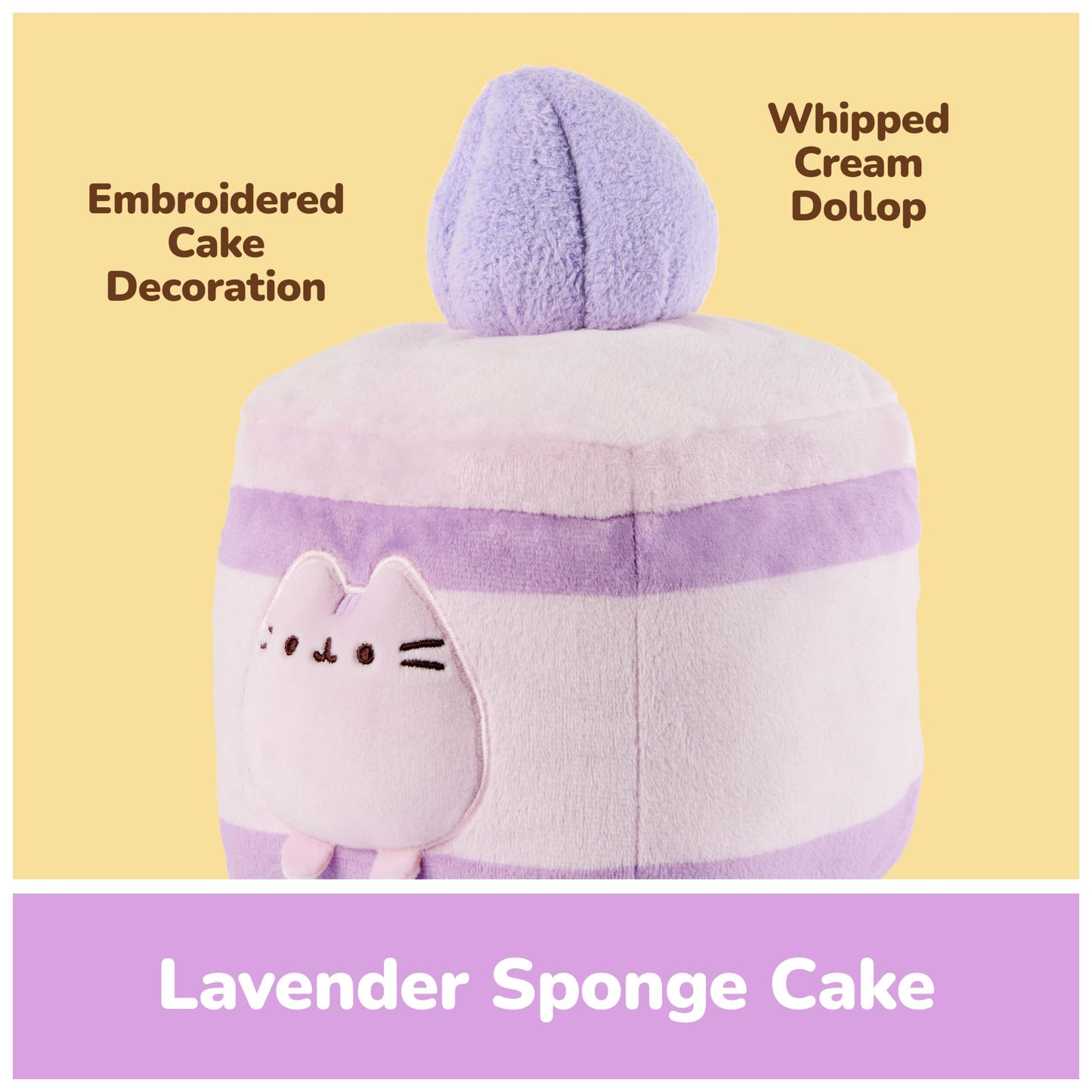 GUND Pusheen Lavender Spongecake 6-Inch Plush Toy for Ages 8+