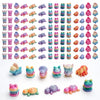 pkaoakyo 150Pcs 3D Printed Miniature Animals - Owl, Frog, Rhinoceros, Spider, Turtle - 2cm Figurines with Gradient Colors, Safe & Eco-Friendly