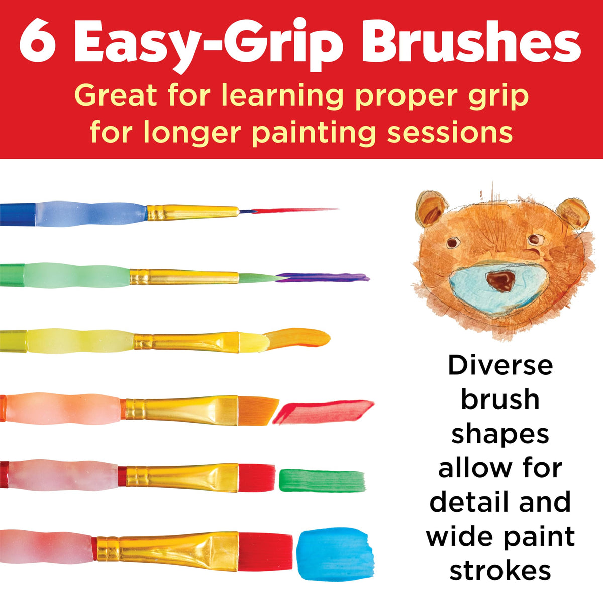 Faber-Castell Young Artist Learn to Paint Set - Washable Paint Set for Kids