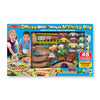 Melissa & Doug Deluxe Multi-Vehicle Activity Rug (39.5" x 36.5") - 19 Vehicles, 12 Wooden Signs, Train Tracks
