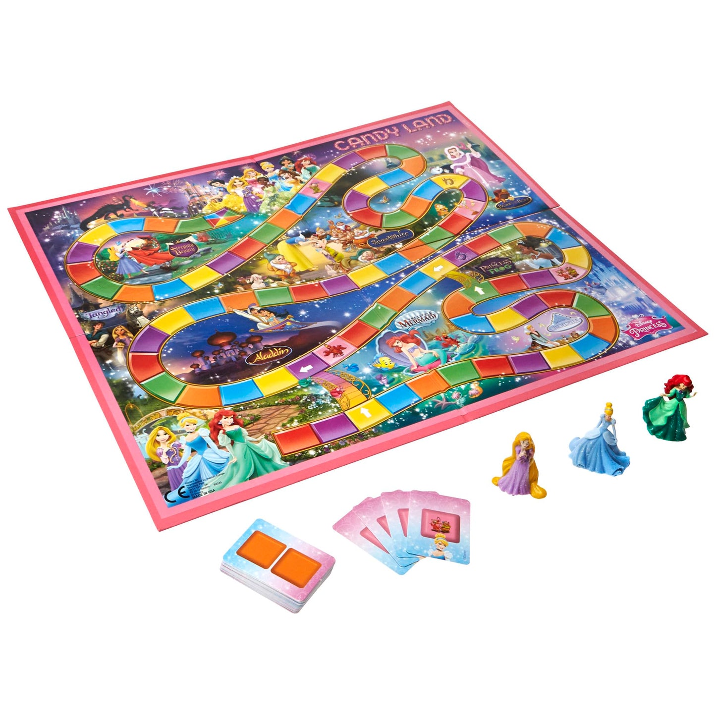 Hasbro Gaming Candy Land Disney Princess Edition Board Game, Preschool Games for 2 to 3 Players, Easter Gifts for Boys and Girls, Family Games