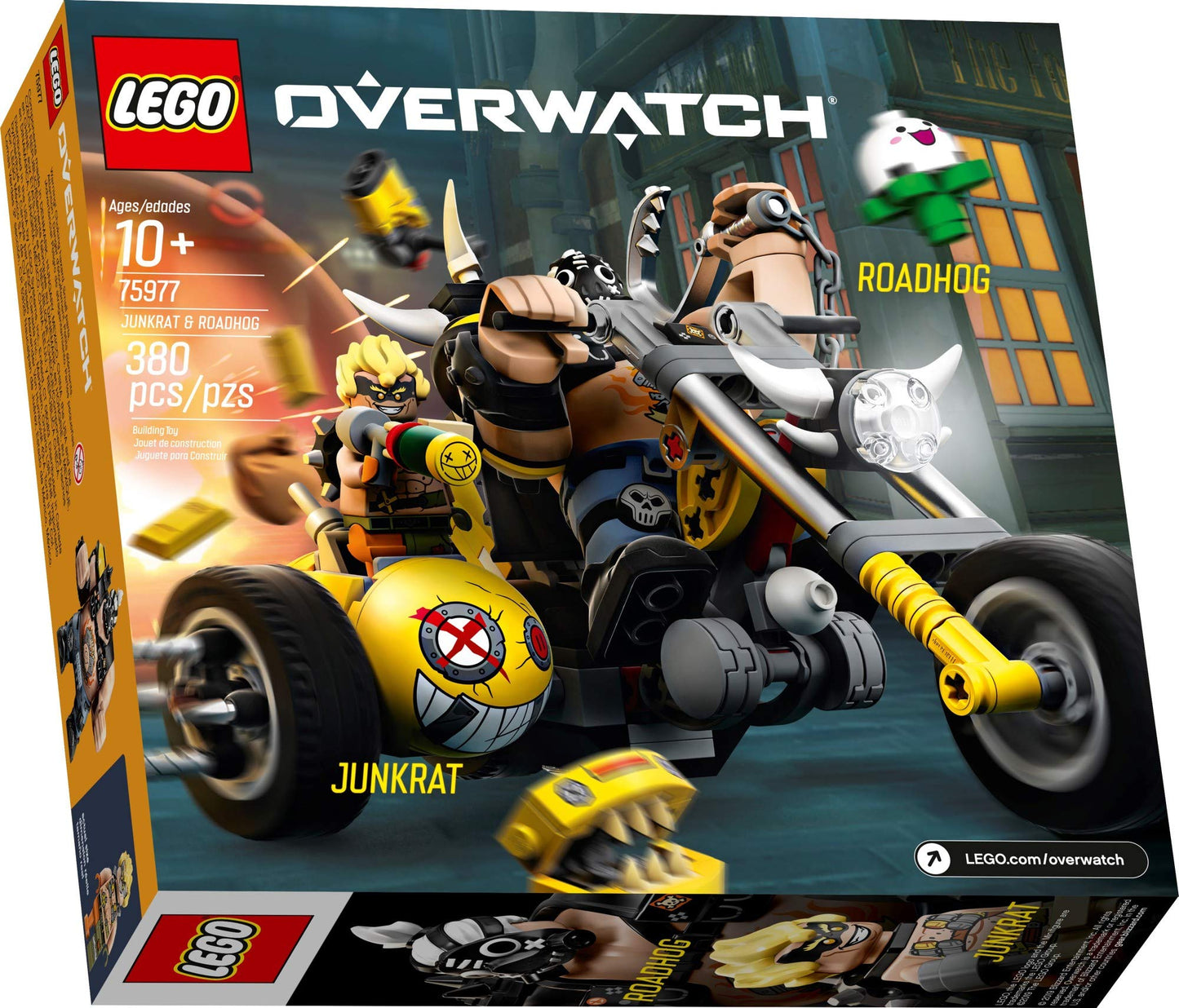 LEGO Overwatch Junkrat & Roadhog 75977 Building Kit, Overwatch Toy for Girls and Boys Aged 9+ (380 Pieces)