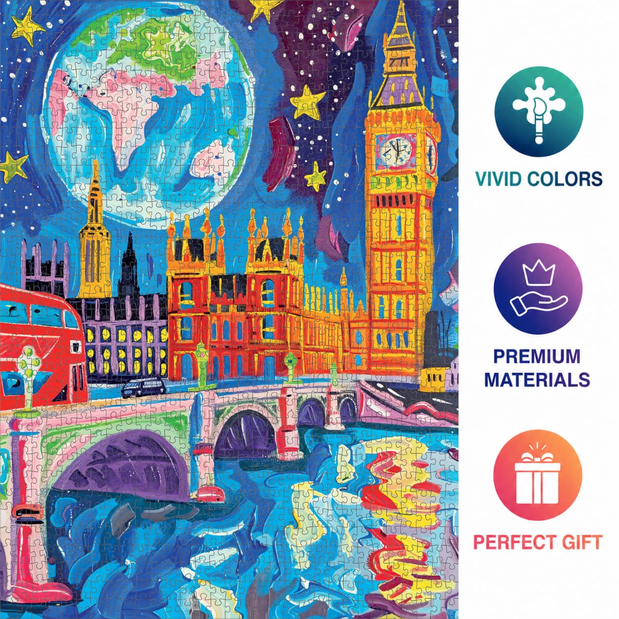Cross & Glory | Jigsaw Puzzles for Adults | Starry Night in London