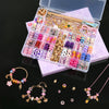 Uniartfy Charm Bracelet Making Kit, 305 Pieces Jewelry Making Kit Supplies for Girls 8-12, Birthday Gifts, DIY Arts Crafts for Teens Women Kids Ages 5