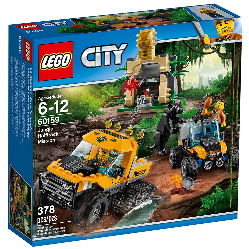 LEGO City Jungle Explorers Jungle Halftrack Mission 60159 Building Kit (378 Piece)