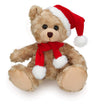 Plushland Adorable Soft and Hairy Santa Teddy Bear, Stuffed Animal Holiday Toys Christmas Accessories - A Perfect Toy Gift for Kids (11 Inches, Xmas