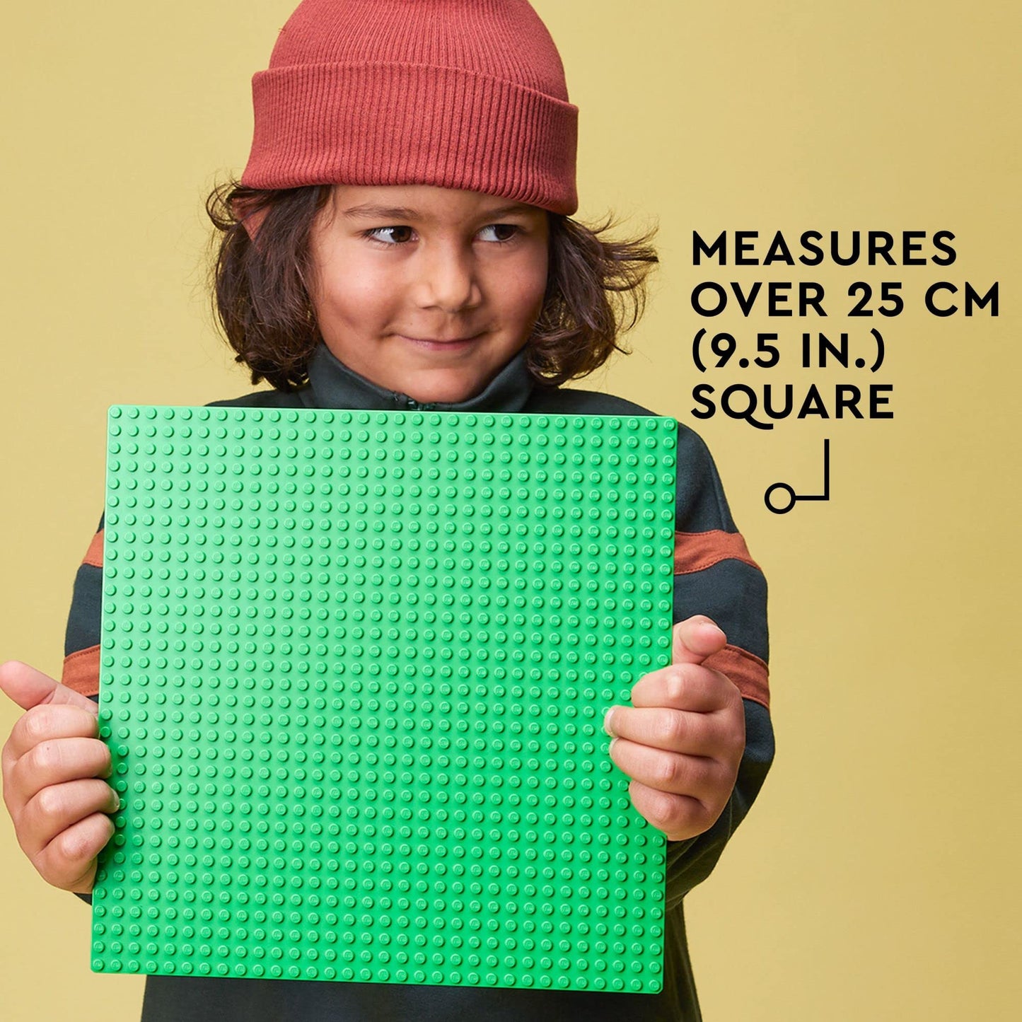 LEGO Classic Green Baseplate, Square 32x32 Stud Foundation to Build, Play, and Display Brick Creations, Great for Grassy Nature Landscapes, 11023,4+
