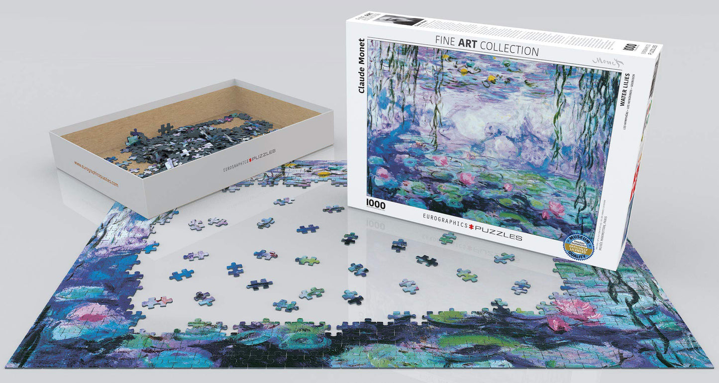 EuroGraphics Waterlilies by Claude Monet 1000 Piece Puzzle