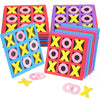 Skylety 36 Pack Tic Tac Toe Foam Tic Tac Toe Mini Board Game Family Classic Educational Table Game for Birthday Party Favors, Birthday Goody Bag
