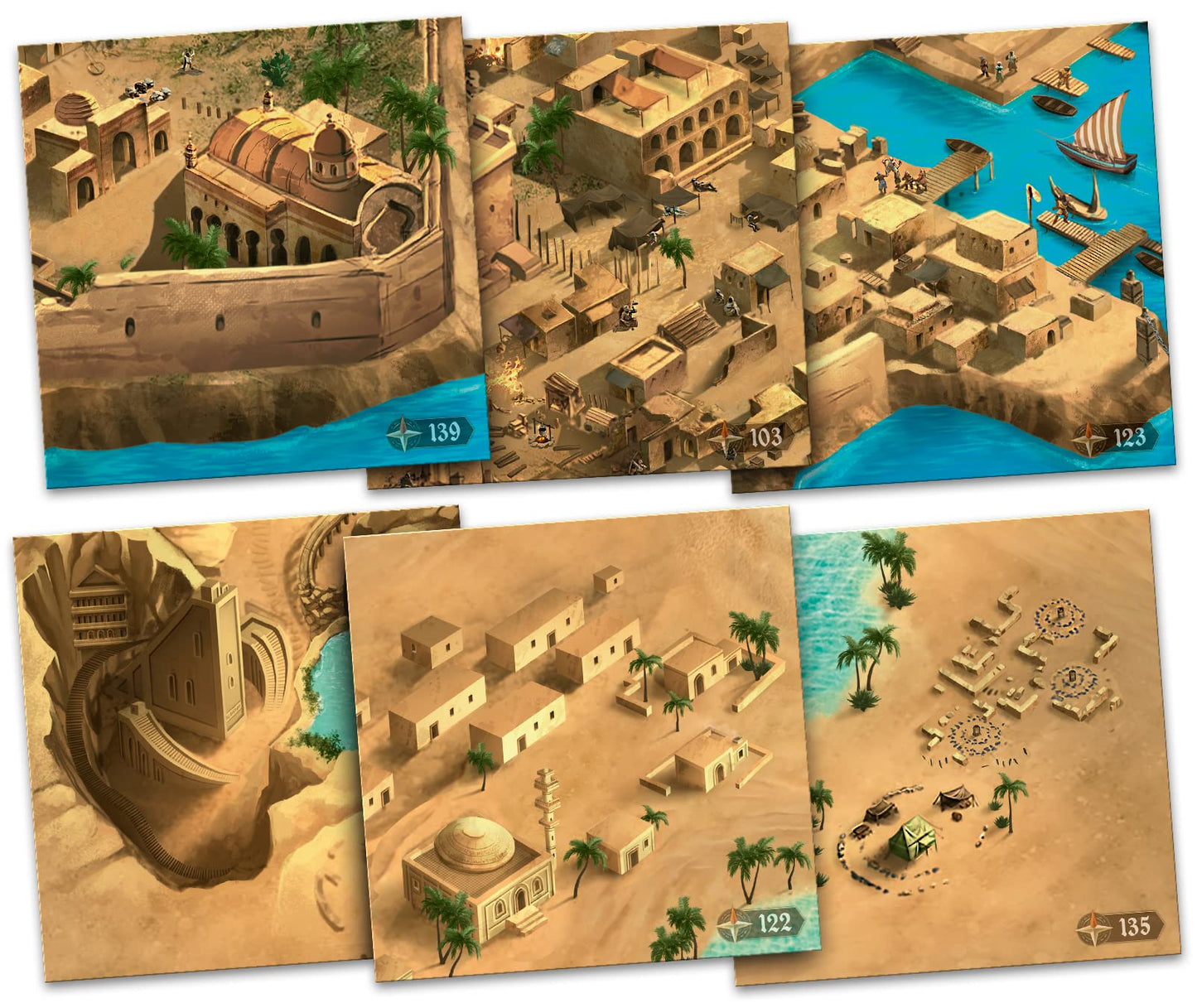 Destinies Sea of Sand Board Game Expansion - Immersive Storytelling and Adventure for Tabletop Enthusiasts, Ages 14+, 1-3 Players, 120-150 Minute