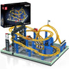 Mould King Roller Coaster Building Set, Large Amusement Park Coaster Model Kit with Motors, Whirlwind Coaster Creative Gift for Adults, STEM Toy Kit
