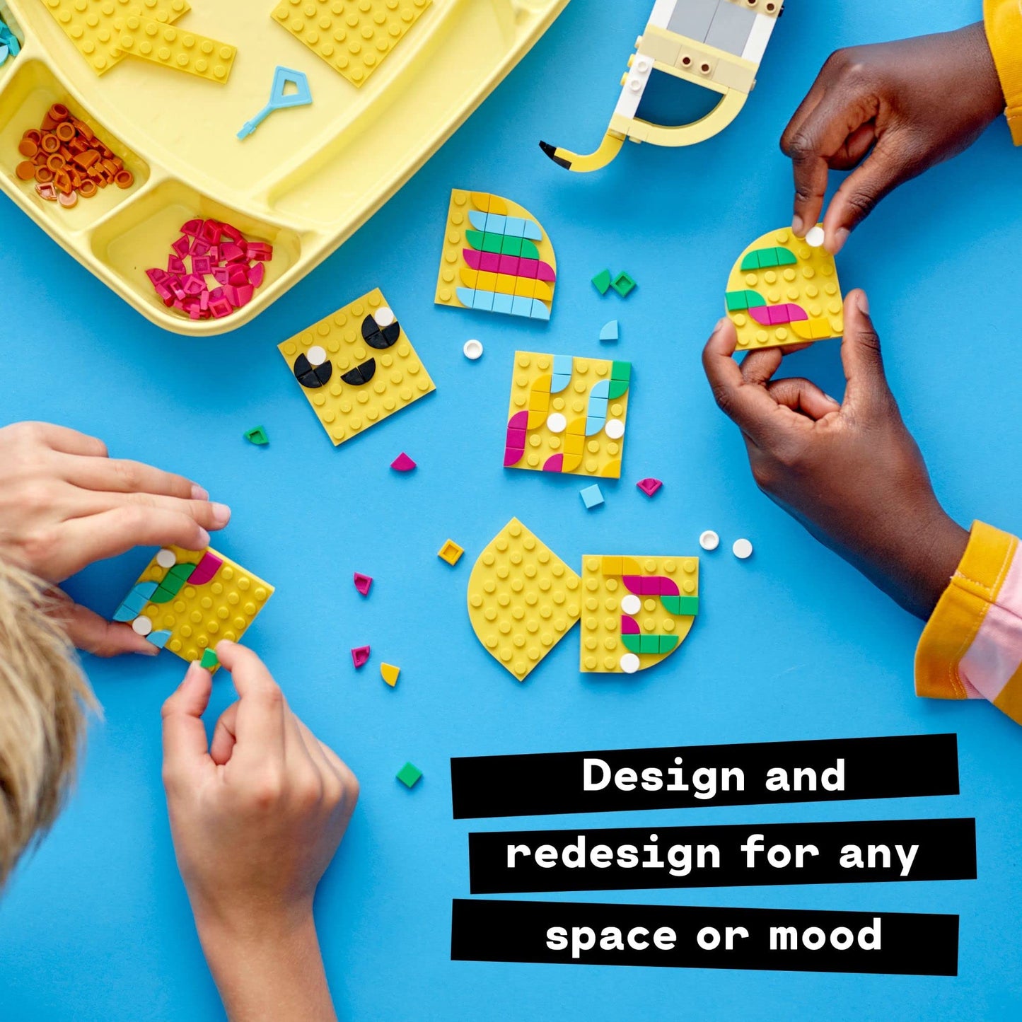 LEGO 41948 DOTS Cute Banana Pen Holder, Arts and Crafts Set, Toy Pencil Pot Desk Organizer, DIY Bedroom Accessories, Gifts for Kids, Girls & Boys 6