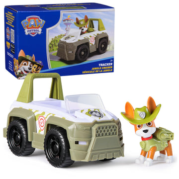 Paw Patrol, Tracker’s Jungle Rescue Vehicle, Toy Truck with Collectible Action Figure, Sustainably Minded Kids Toys for Boys & Girls Ages 3 and Up