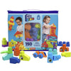 MEGA BLOKS Bigger Building Bag Building Set with 150 Big and Colorful Building Blocks, and 1 Storage Bag, Toy Gift Set for Ages 1 and up