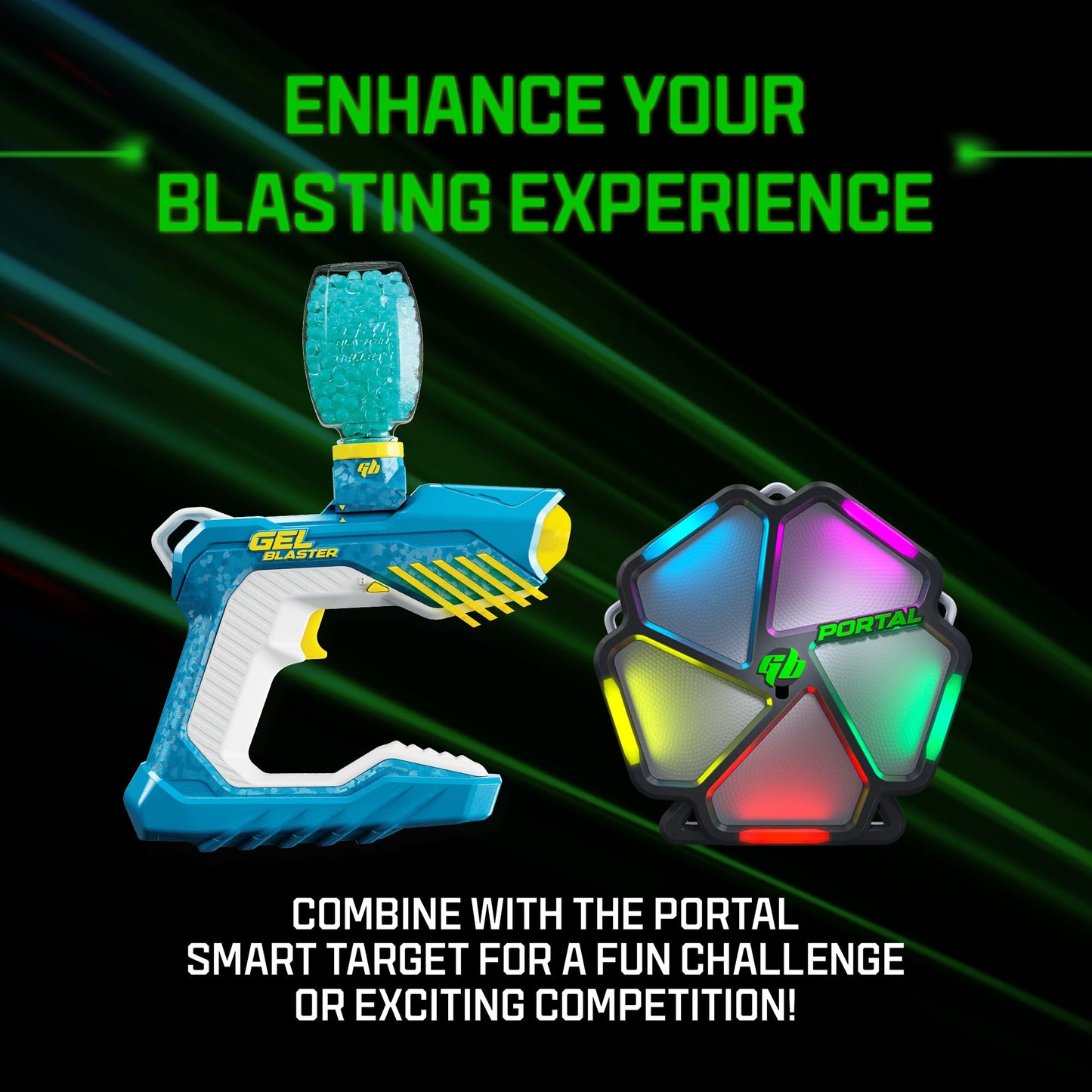 The Original Gel Blaster Piranha - Waterproof Gel Blaster - Extended 100+ Foot Range - Automatic Blaster for Outdoor Games & Pool Toys - Ages 14+
