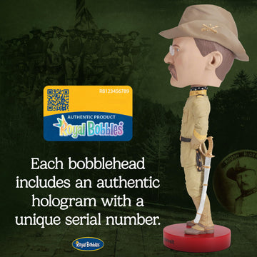 Royal Bobbles Theodore “Teddy” Roosevelt, 26th President of the United States - American History Anniversary Bobblehead - 8.5 Inches Tall