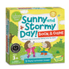 Peaceable Kingdom Sunny and Stormy Day Book and Game, Cooperative Sharing and Emotional Learning Activity, Social Skills Board Game for Kids Ages 3